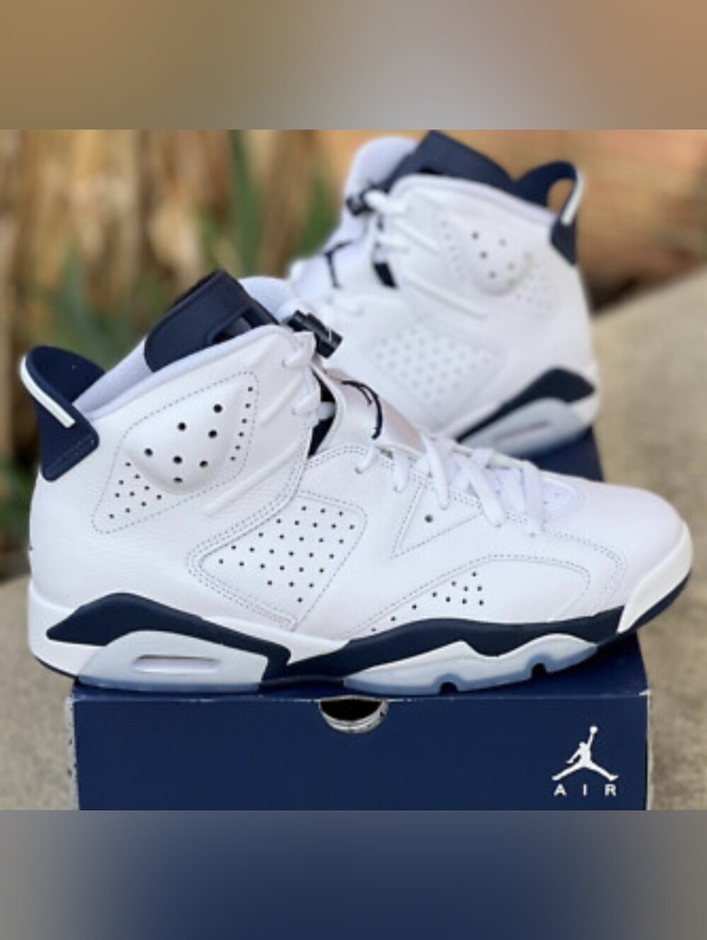 Air Jordan 6 Retro "Midnight Navy" Size 6Y New With No Box